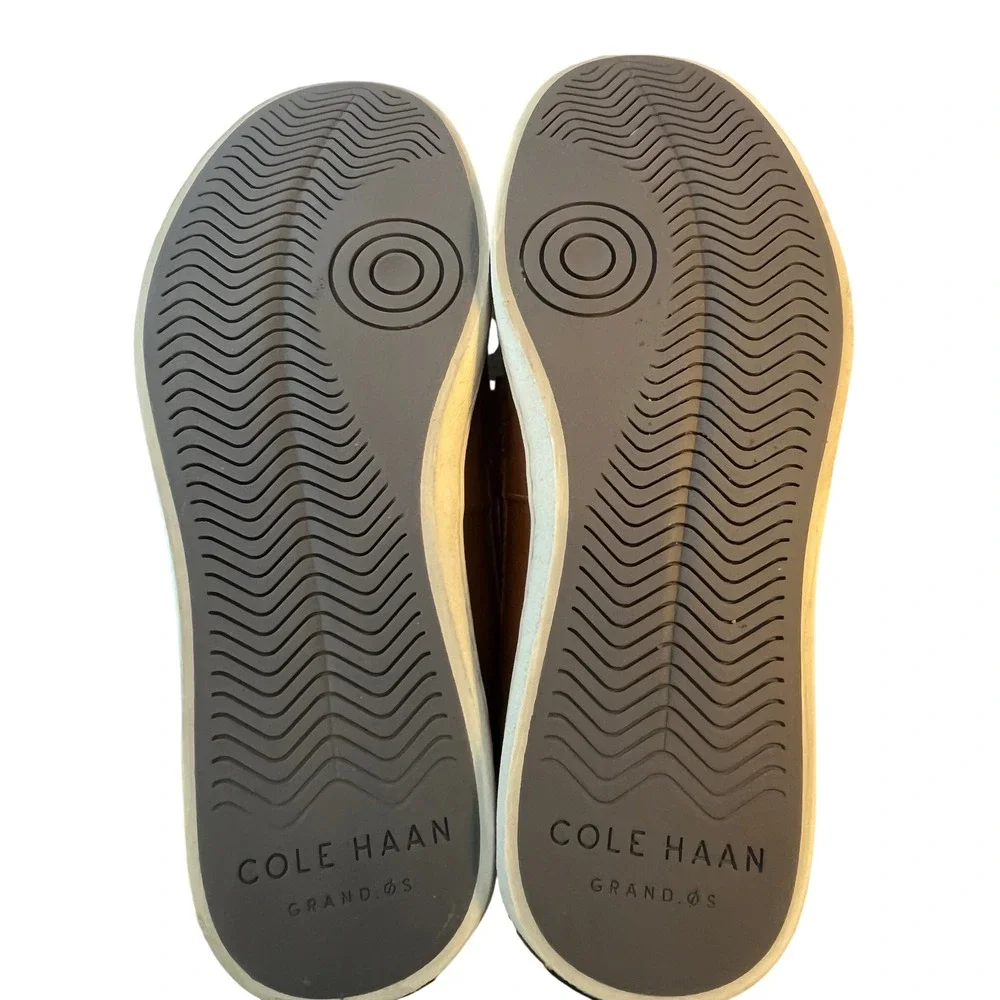 Cole Haan Men's Penny Loafer Slip On Sneaker British Tan Leather Grand OS 7.5M